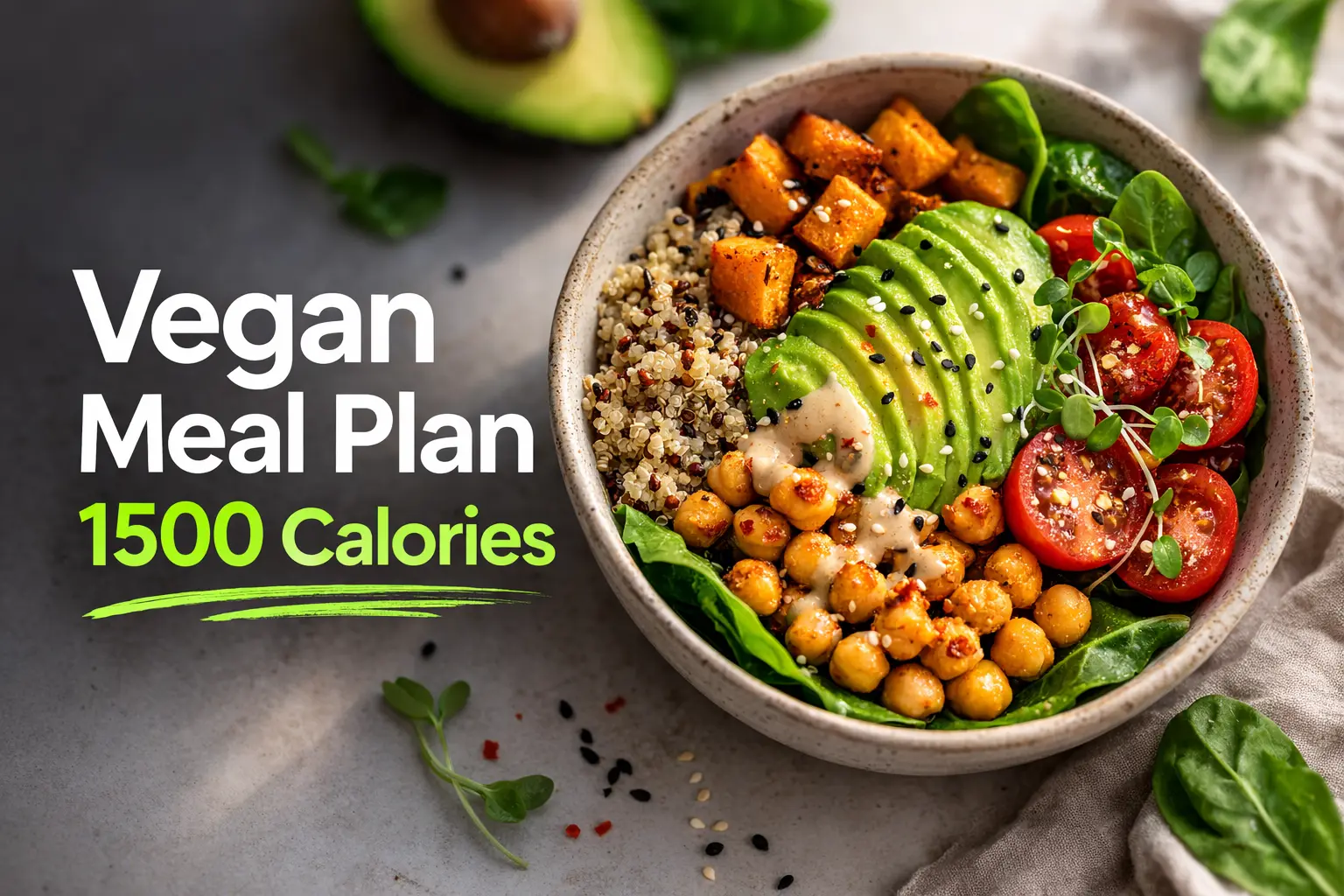 1500 Calories Vegetarian Meal Plan (2026)
